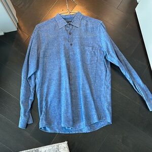 Like NEW! Rodd & Gunn Italian Linen Shirt (Medium)